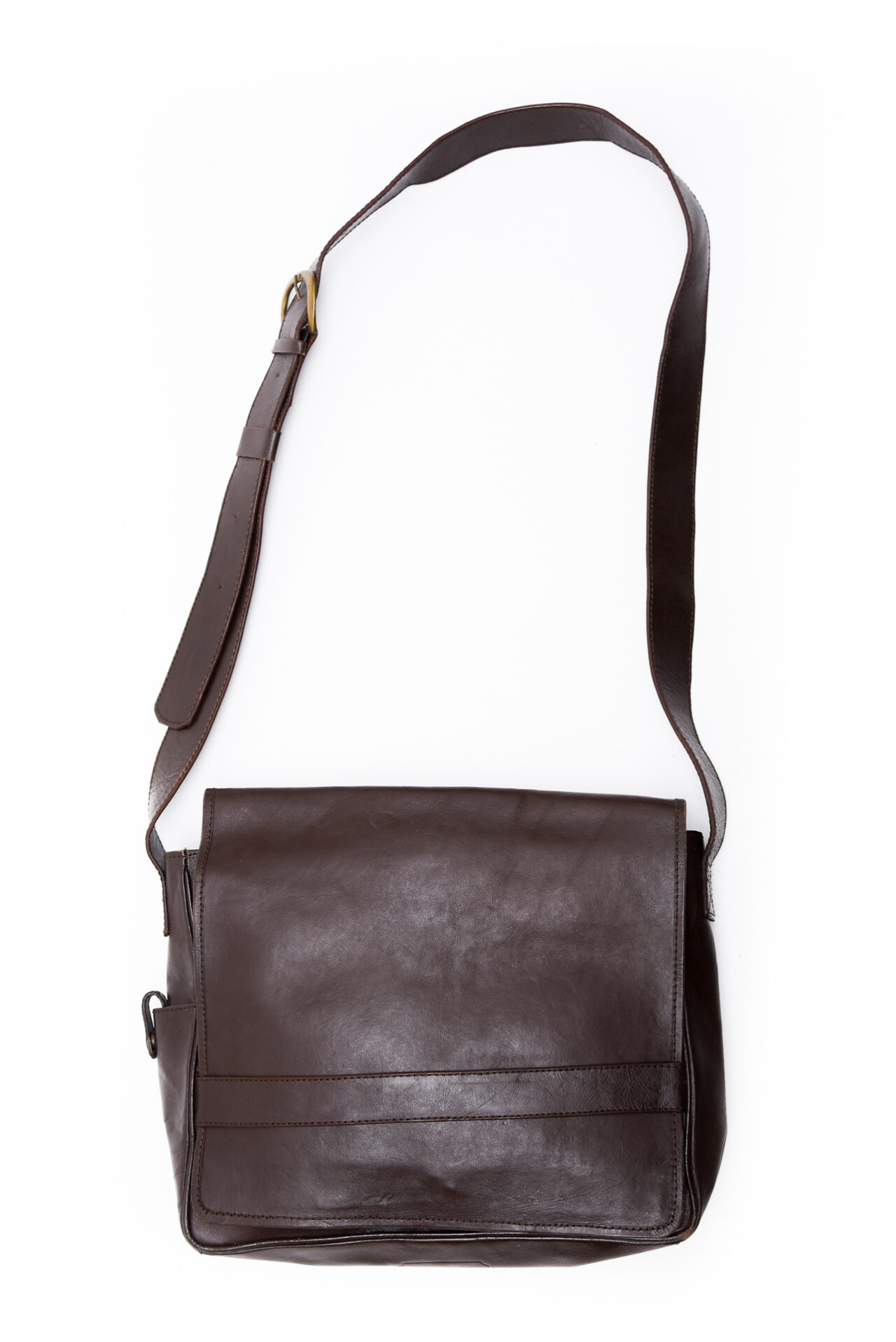 Brown leather Macaulay messenger bag - Image 3