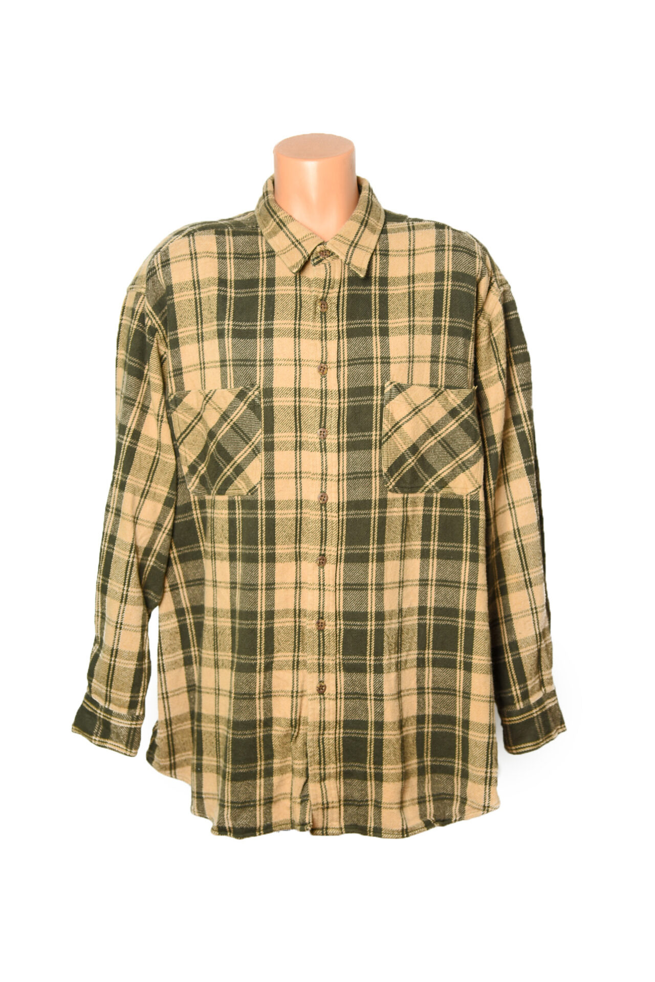 Green heavy cotton shirt