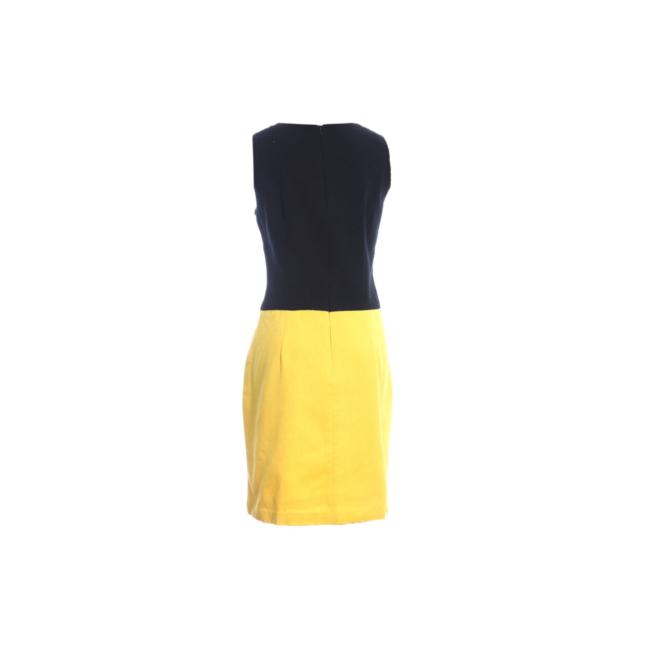 Cotton black & yellow dress - Image 2