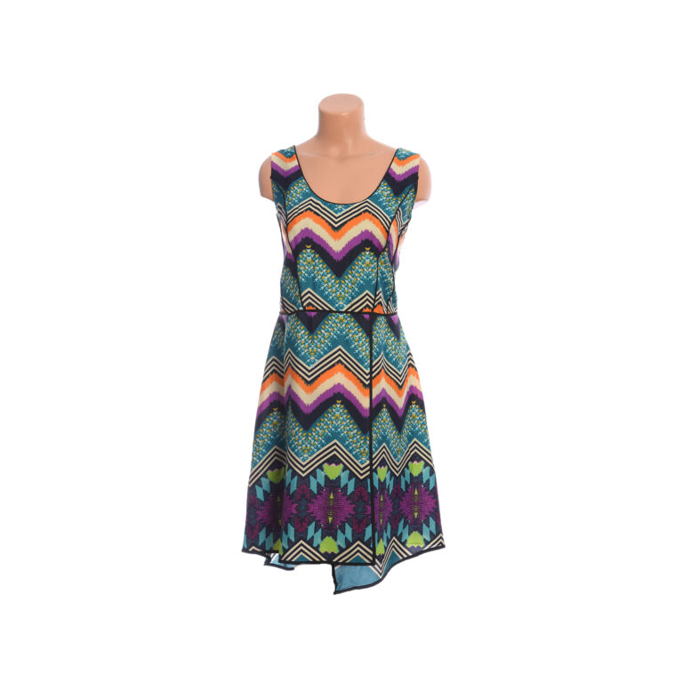 Geometric pattern dress