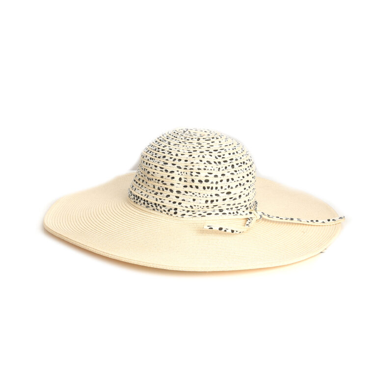 Λεοπάρ εκρού καπέλο