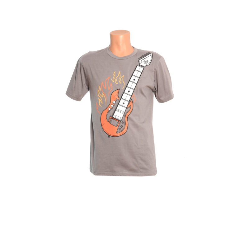 T-shirt with guitar
