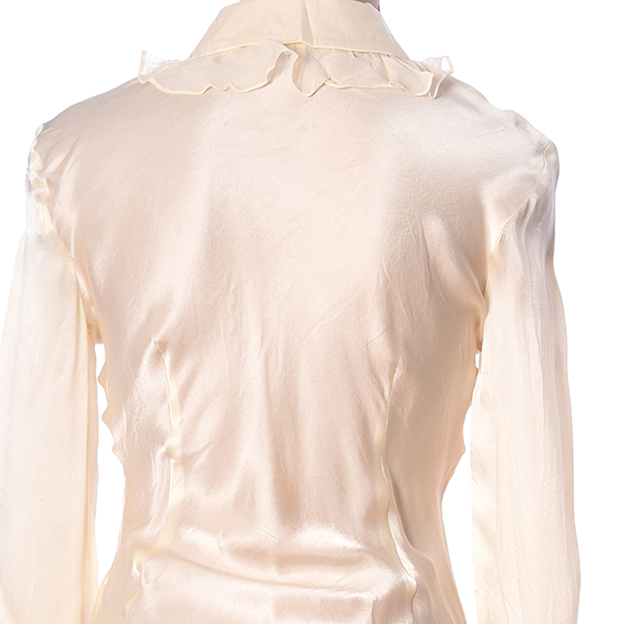 Vintage cache silk top - Image 2