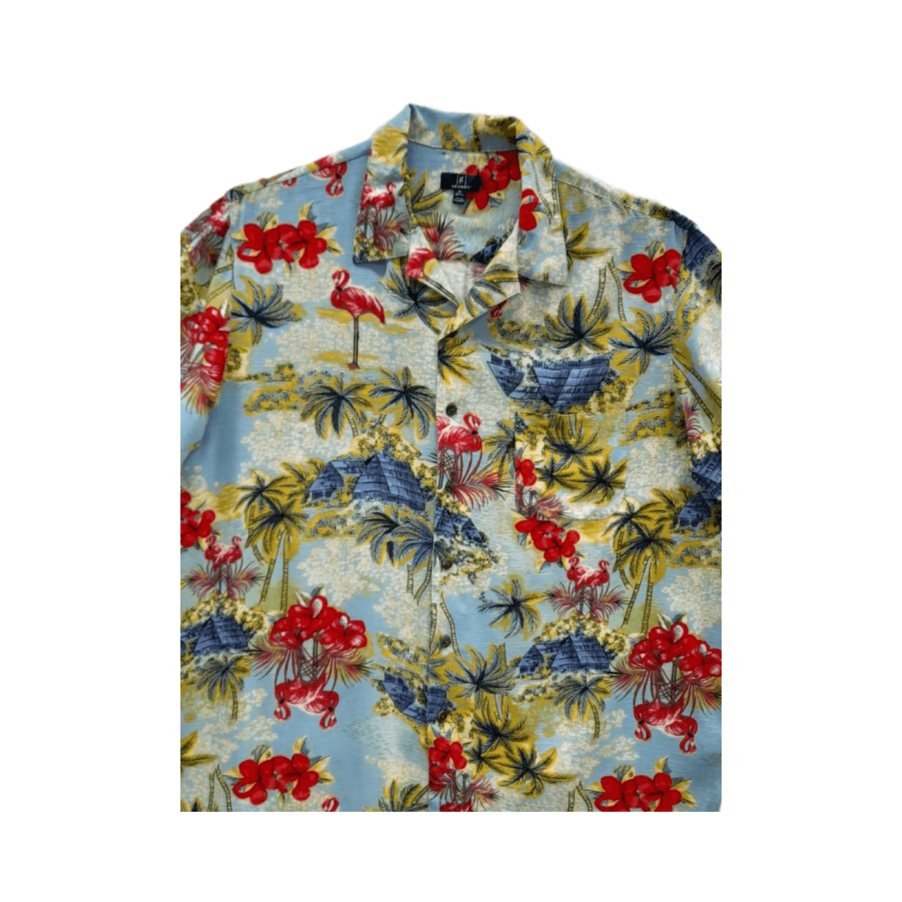 Hawaiian shirt with flamingos - Image 2