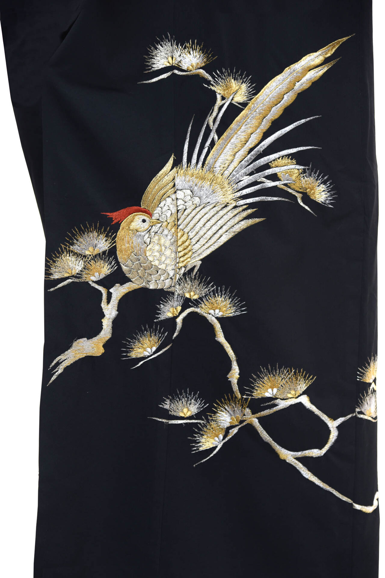 Κιμονό μαύρο με πουλιά - Image 4