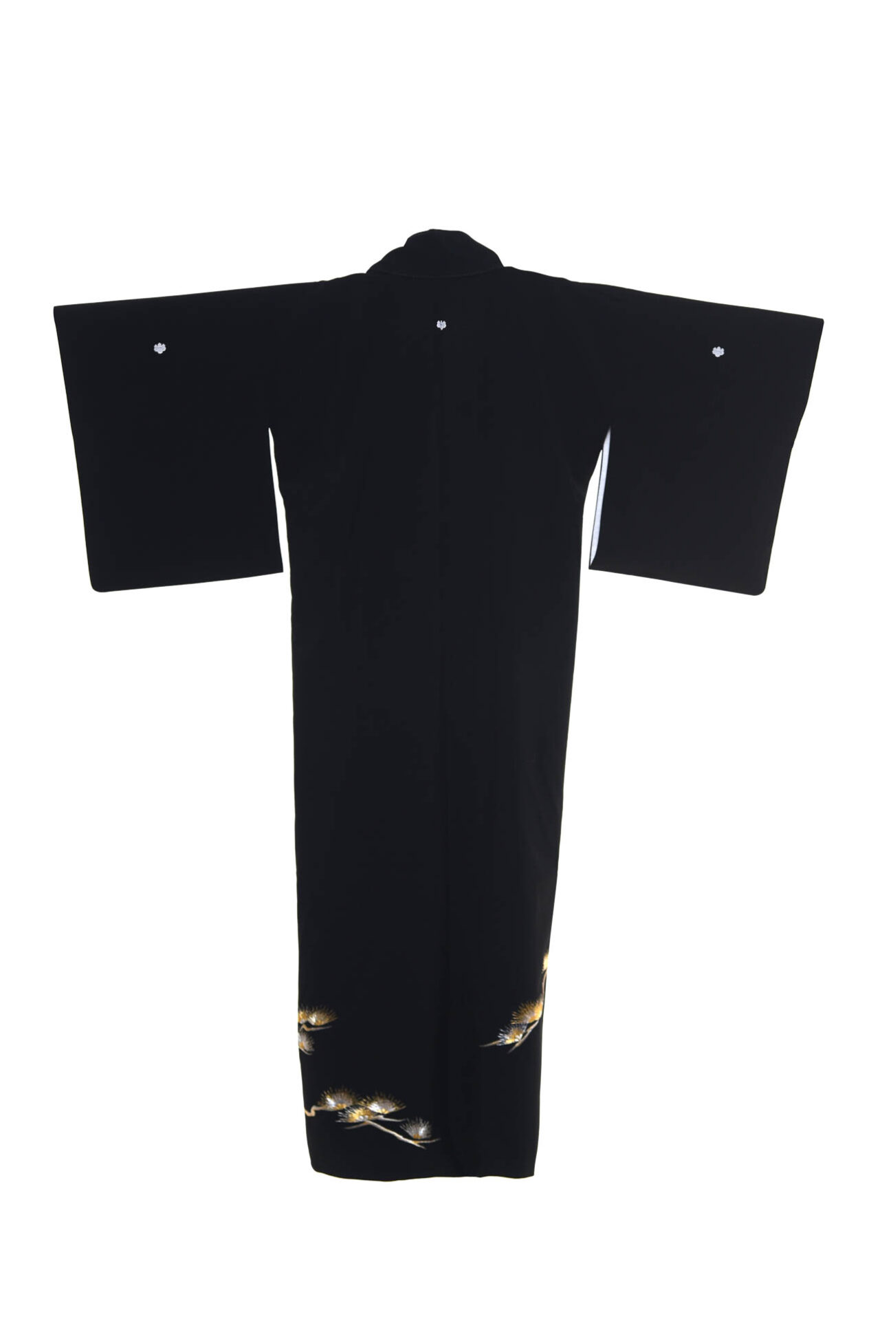 Κιμονό μαύρο με πουλιά - Image 5