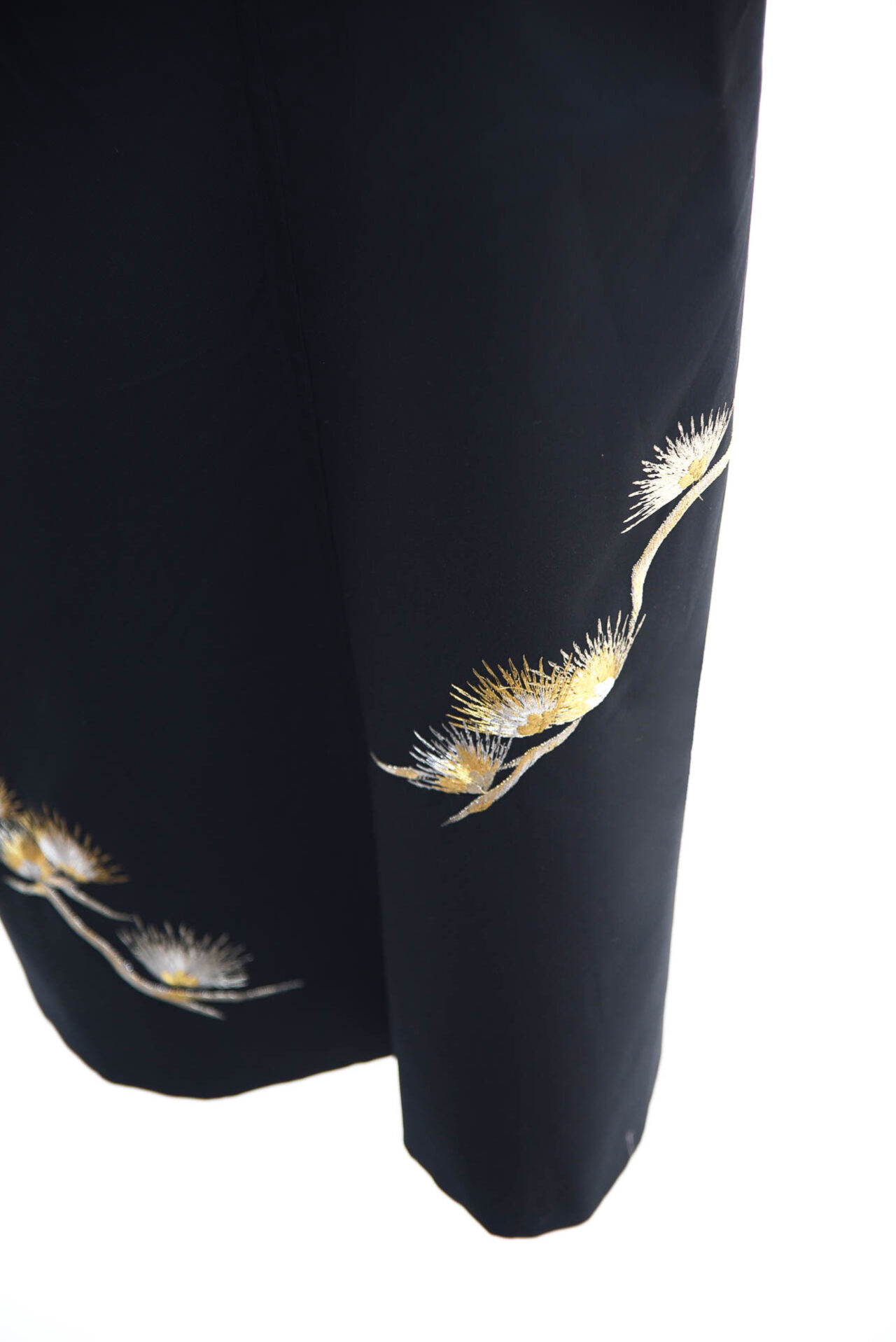 Κιμονό μαύρο με πουλιά - Image 7