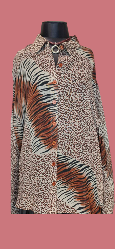 Leopar πουκάμισo